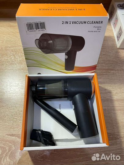 Компактный вакуумный пылесос для дома и авто
