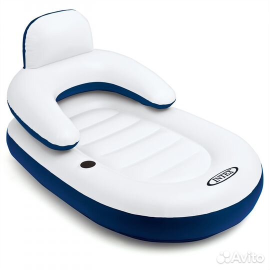 Надувной матрас-кресло intex, 173x117