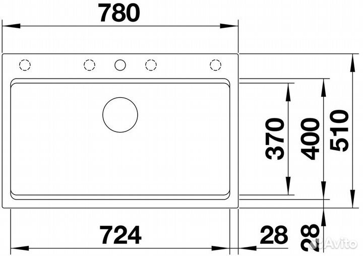 Кухонная мойка с держателями Blanco Etagon 8