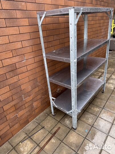 Стеллаж из нержавейки разборный