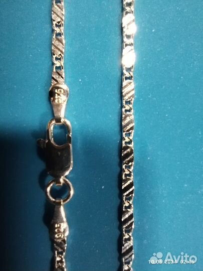 Цепочка из стерлингового серебра 925 пробы