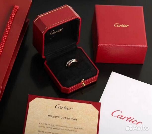 Cartier trinity кольцо