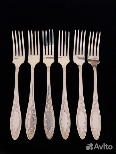 Вилки столовые мельхиоровые СССР