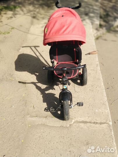 Велосипед коляска с ручкой