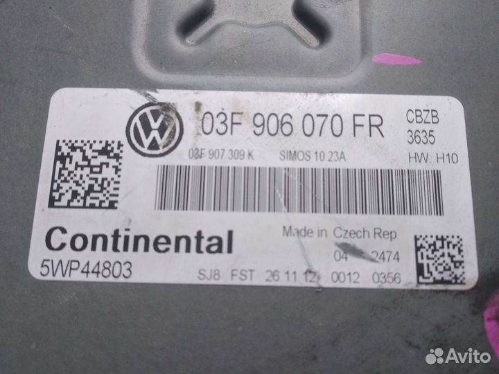 Эбу двс VAG 1.2 TSI/1.4 TSI разборка