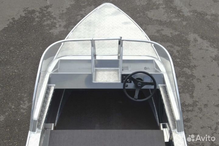 Новая алюминиевая моторная лодка Wyatboat 390 Pro