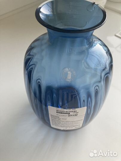 Ваза стекло IKEA тонсэтта/есть скол