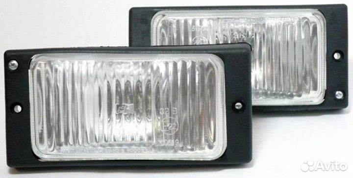 Фара п/туман /2110-2115, 2123/ белые, рифленое сте