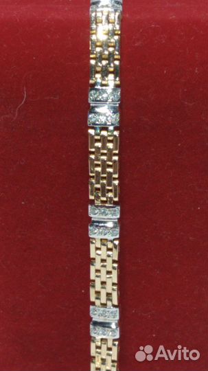 Золотой браслет 19 размер