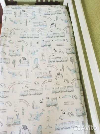 Простынь на резинке 160 80