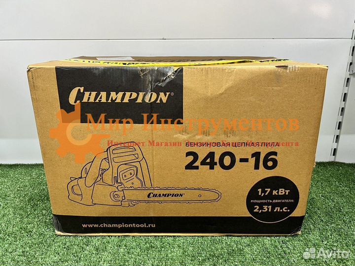 Бензопила champion 240-16