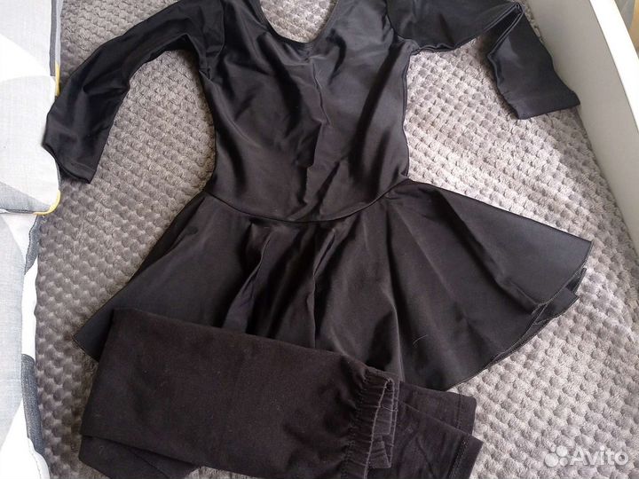 Купальник для танцев черный