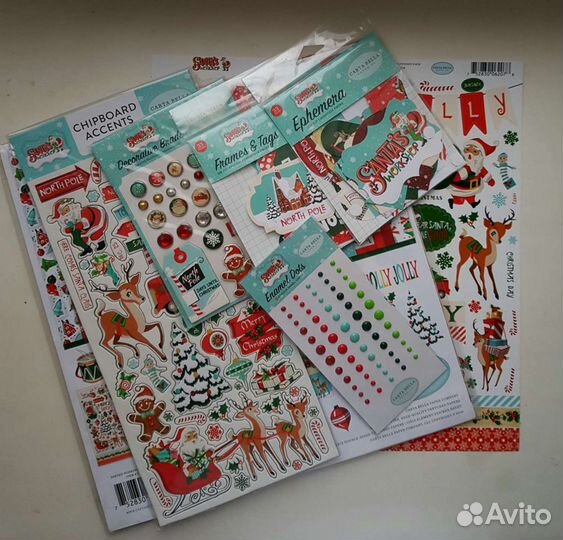 Набор бумаги скрапбукинг