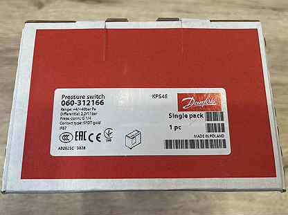 Реле давления Danfoss KPS45 060-312166