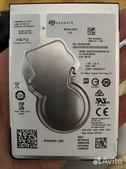 Seagate 2.5 1tb. Жесткий диск для ноутбука