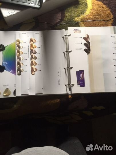 Палитра красок для волос