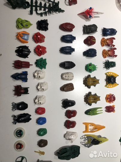 Lego bionicle маски крааты диски