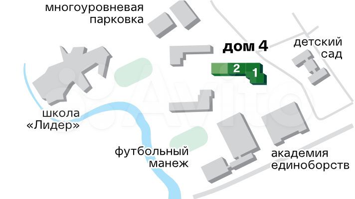 1-к. квартира, 25,3 м², 12/25 эт.