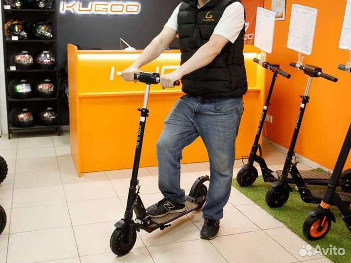 Электросамокат kugoo s3 pro оригинал Jilong белый