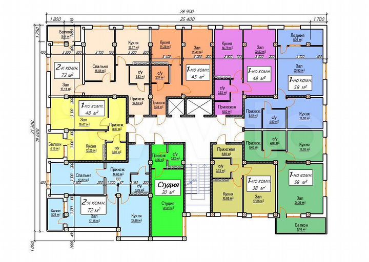 1-к. квартира, 38 м², 11/12 эт.
