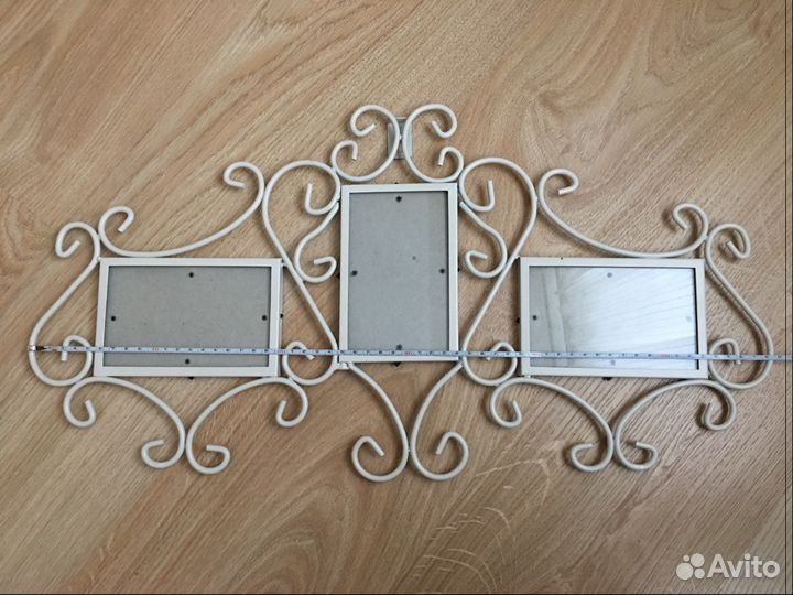 Кованная фоторамка на 3 фотографии