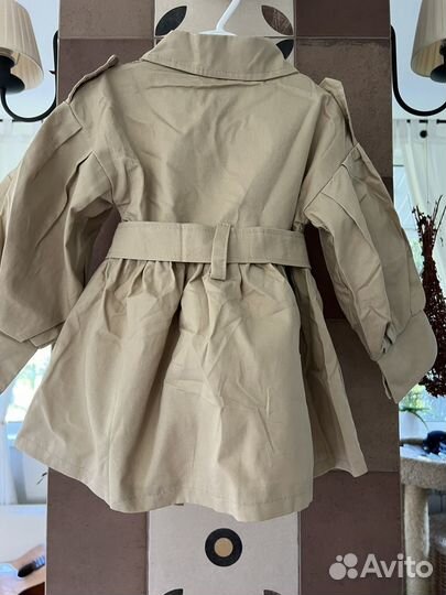 Новый Плащ тренч для девочки, 92