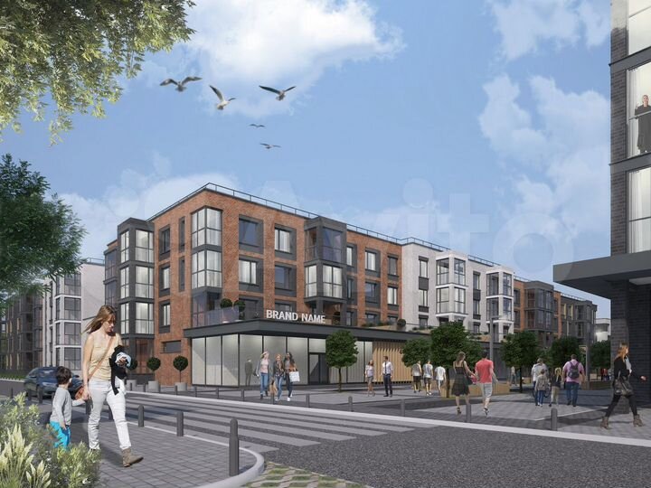 2-к. квартира, 74,3 м², 1/4 эт.