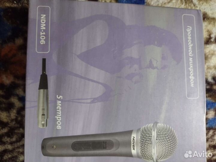 Микрофон караоке Novex