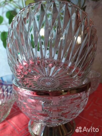 Салатники ссср.Стекло.Хрусталь.Винтаж