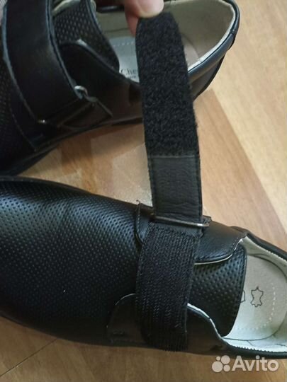 Ботинки 35-36, кожаные, лето