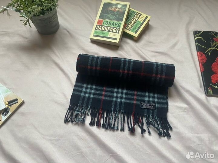 Шарф Burberrys, оригинал, кашемир, Made in England