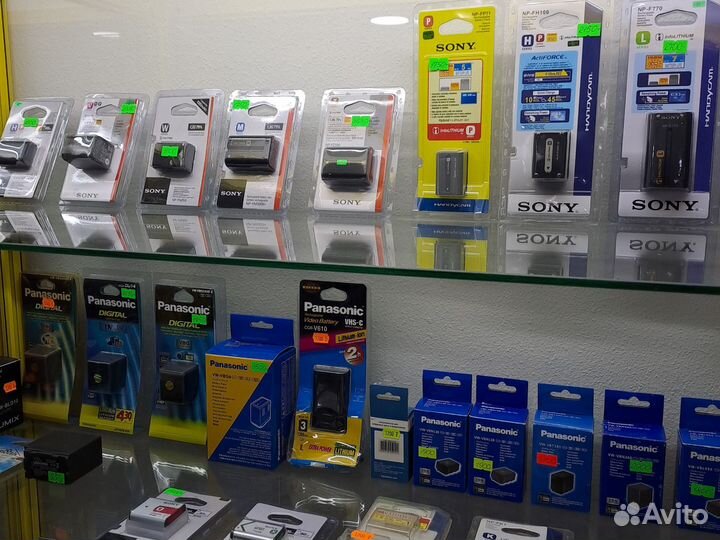 Аккумуляторы, Зарядки, Ремешки Canon Nikon Sony