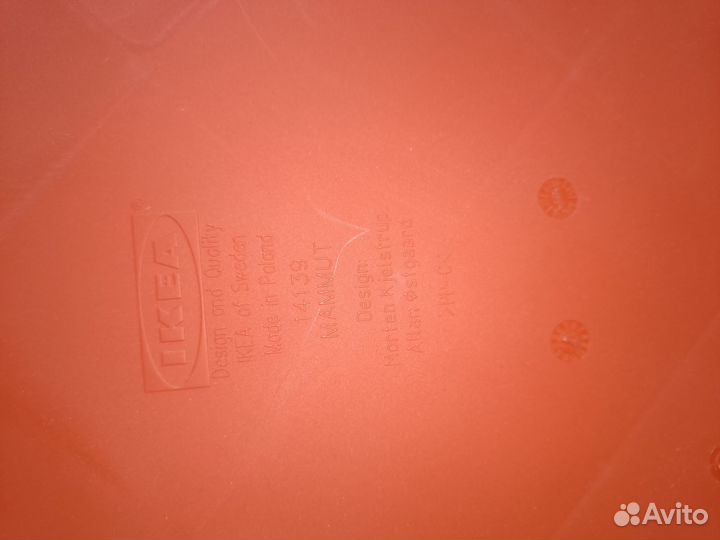 Детский столик и стульчик IKEA, серия Mammut