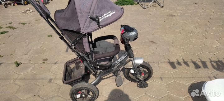 Детский велосипед с ручкой бу