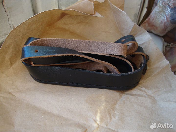 Ремешок кожаный для кофра бинокля комз СССР