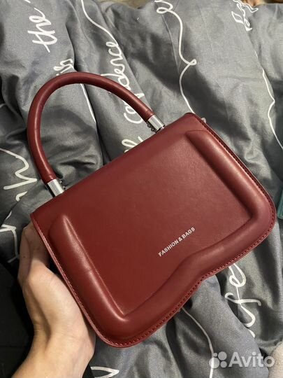 Сумка бордо