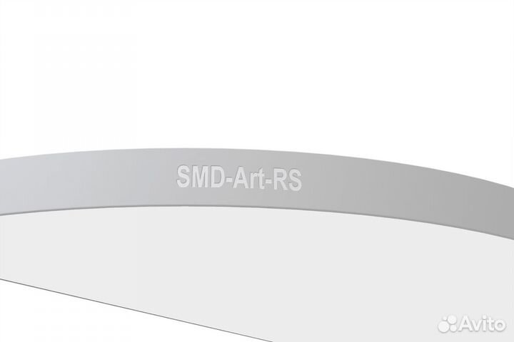 Светодиодная потолочная люстра в форме полукруга