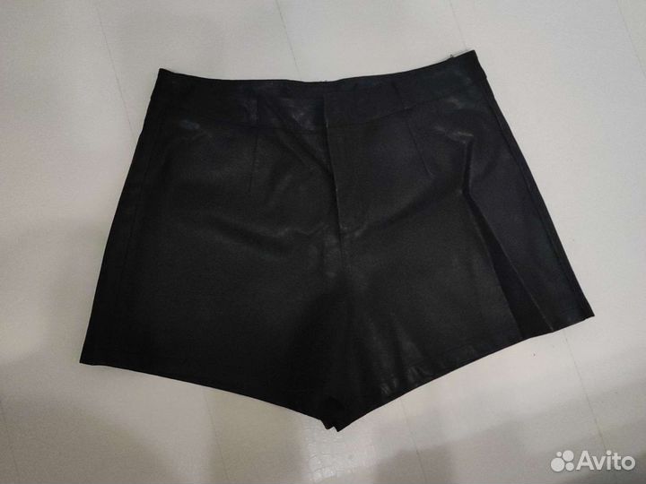 Шорты женские кожаные хl