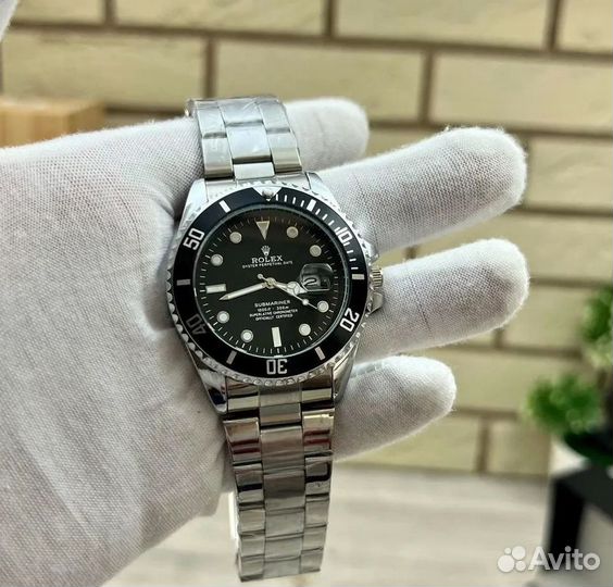 Часы мужские rolex submariner Black