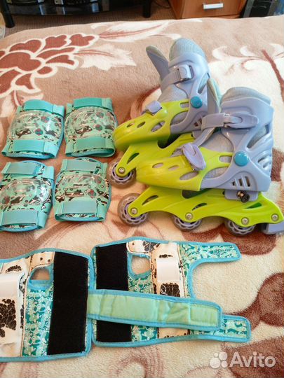 Ролики детские раздвижные 31-34р