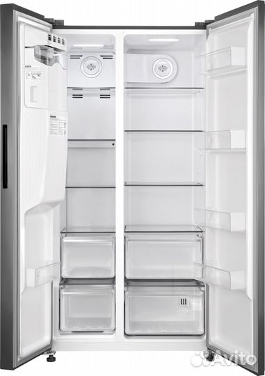 Холодильник Weissgauff wsbs 695 NFX Inverter Ice M