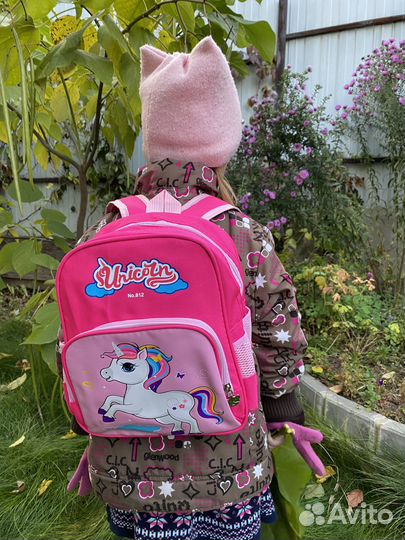 Подарок 3+ Детский рюкзак с Единорогом новый