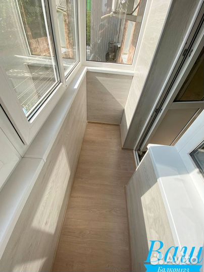 Остекление балкона/Отделка с бесплатным замером