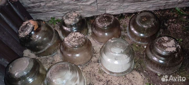 Стеклянная банка, горшок под цветы, эксекаторы