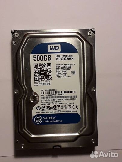 Жесткий диск WD 500 гб