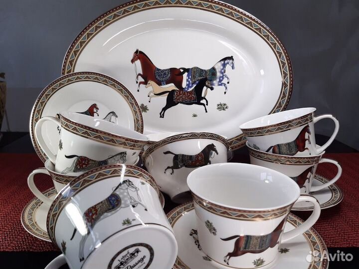 Фарфоровая посуда дизайна Лошадь Lefard
