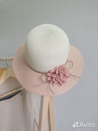 Шляпа женская соломенная