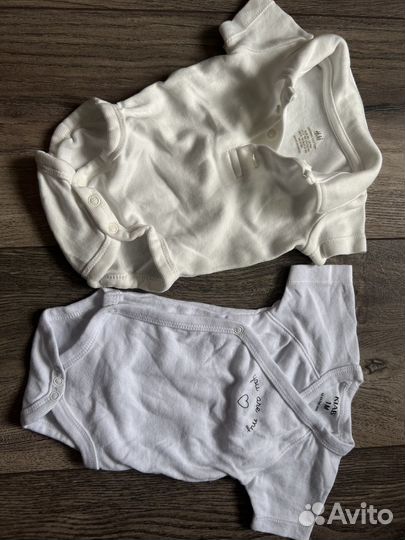 Боди для новорожденных 50 размер H&M Kiabi