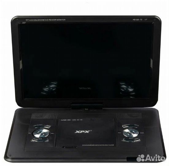 Портативный, складной двд-плеер с телевизором