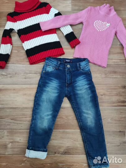 Вещи пакетом для девочки 104-110